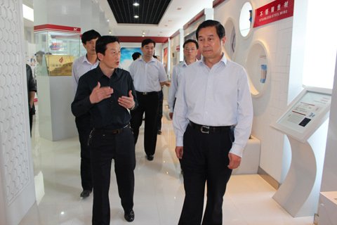 江蘇省人大常委會副主任、黨組副書記史和平(原江蘇省副省長）到星火視察